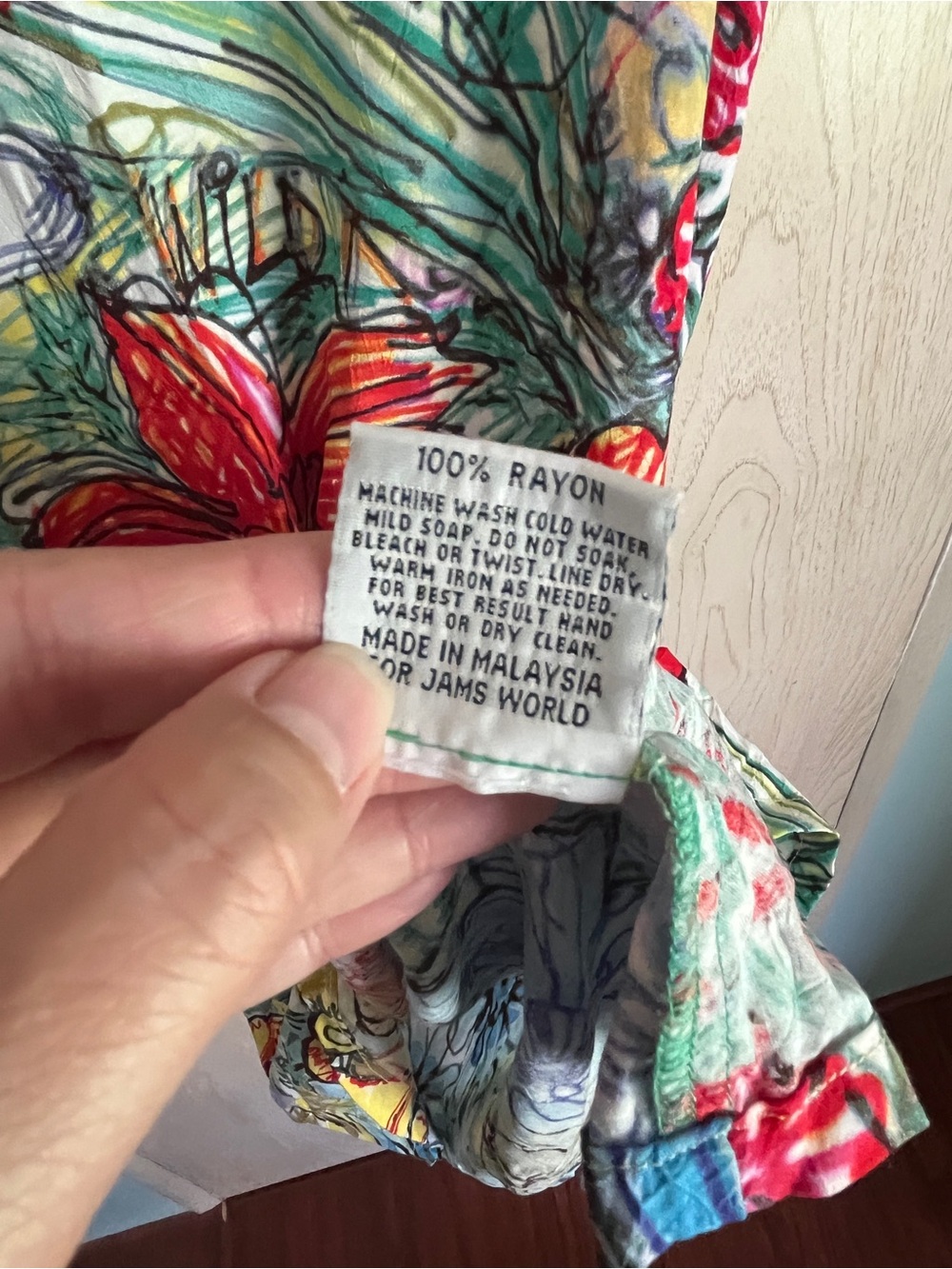 JAMS WORLD Hawaii Sleeveless Shift Dress EDEN Floral Print Sz XL - Picture 7 of 10